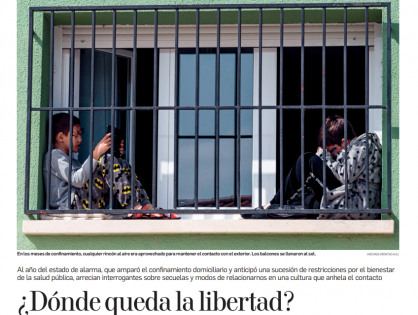 Entrevista para el diario de Navarra: ¿Dónde queda la libertad?