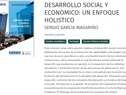 Libro - El desarrollo social y económico: un enfoque holístico