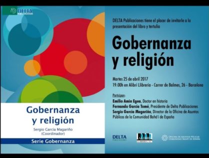 Conferencia sobre la concepción bahá'í de transformación social en el Congreso sobre Gobernanza y Religión