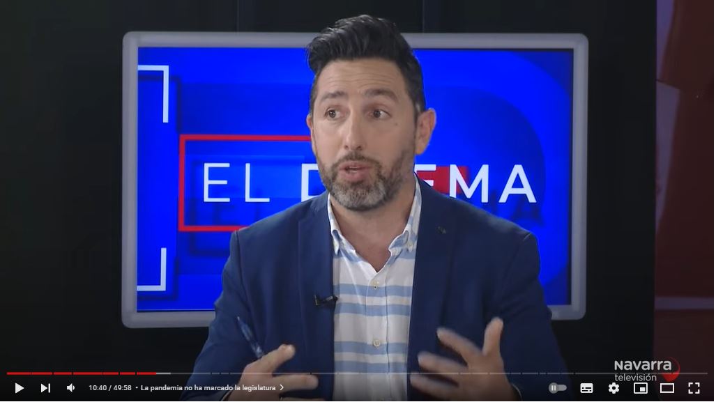 Tertulia en Navarra Televisión para hacer balance de la legislatura (El Dilema)